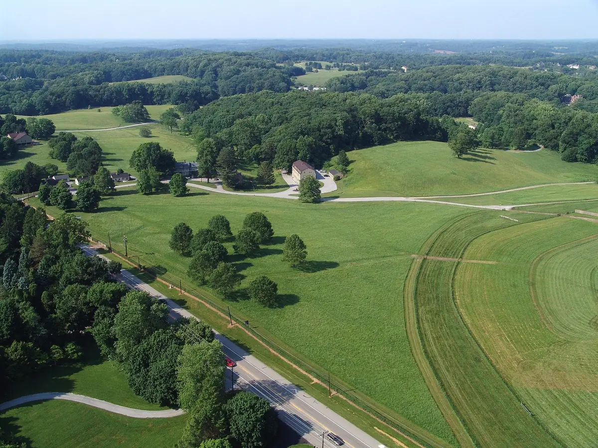 Kennett Pike running through the rolling estate country of the Brandywine Valley in Delaware
